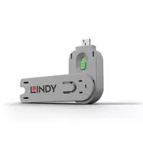 Lindy USB Type A prievado užraktas su raktu, žalias
