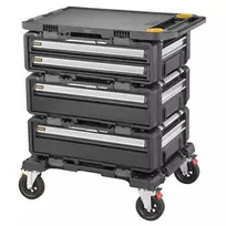 Dėžė įrankiams DeWalt DWST60510-1 metalinė ir plastikinė, juoda/geltona, nešiojama