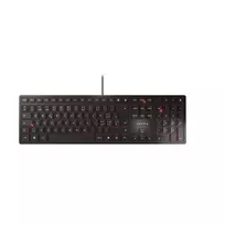 CHERRY KC 6000 SLIM klaviatūra USB juoda Šveicariška