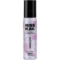 Spindesio suteikianti kūno dulksna Miss Kay Urban Love Shimmer Body and Hair Mist MISS40217, 100 ml
