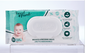 RASCAL + FRIENDS kūdikių servetėlės Biodegradable, 56 vnt. 93455