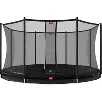 BERG Favorit InGround 430 batutas, juodas + apsauginis tinklas Comfort