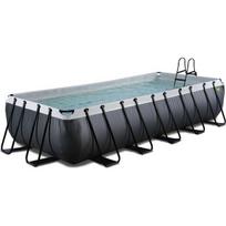 EXIT Black Leather baseinas 540x250x100 cm su filtravimo siurbliu, juodas
