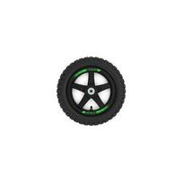 Wheel black 12.5x2.25-8 All Terrain, (Choppy Neo)