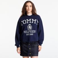 Tommy Hilfiger Varsity Crest Mdrn Sweatshirt Dark Night Navy - Dydis M (WW0WW50941 C1G Džemperiai)
