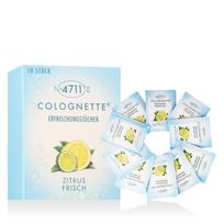 4711 Set, 4711, Colognette, Cleansing Wipes, 10 pcs Valomosios servetėlės Makiažo valymo servetėlės