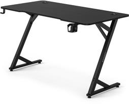 Kompiuterinių žaidimų stalas SENSE7 Vamo, 140 cm x 70 cm, 76 cm, juoda sp.