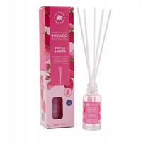 Namų kvapas, kvapiosios lazdelės La Casa De Los Aromas Mikado Strawberry & Cream, 30 ml Rožinė sp.
