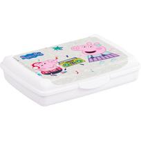 Dėžutė maistui Keeeper Peppa Pig, 0.5 l, 17 cm x 13 cm, balta sp./rožinė sp.