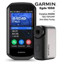 GARMIN Edge 1050 + Cycplus AS200 TB2 TOPUMP Mini Bike Pump dviračio kompiuteris 010-02890-01 / AS200