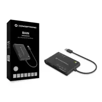 Conceptronic BIAN01B All-in-One Smart-ID Card Reader