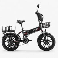 Saliekamais elektriskais velosipēds Skyjet GTIII PRO PLUS Black