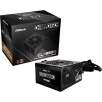 Asrock Maitinimo šaltinis Challenger Bronze 550W CL-550B, 550W, 100-240V, 50-60Hz, 80 PLUS Bronze, 1 ventiliatorius