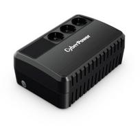 Cyberpower BU650EG-FR UPS, 360W, 0.65kVA, 3 AC išėjimai, 50/60Hz, 4ms, Sinusinė banga, kompaktiškas, RoHS