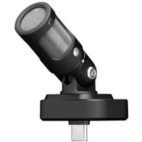 Shure MV88-USBC, stereo mikrofonas su USB-C jungtimi, 24 bit, 48 kHz, juodas, dinaminis mikrofonas, USB