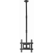 Gembird TV laikiklis CM-70ST-01, 32-70", 50 kg, VESA 400x400, pasukimas 60°, nuolydis -25° iki 5°, atstumas nuo lubų 698-1568 mm