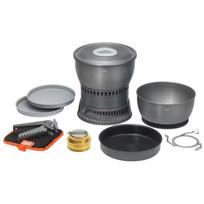 Esbit Kempingo indų rinkinys 4260149870797, 1,8l, 2,35l, 10,8kg, 2 lėkštės, 2 puodai, 1 keptuvė, kompaktiškas dizainas