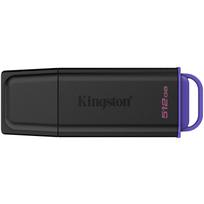 Kingston DataTraveler 512GB USB 3.2 Gen 1 DTXG2/512GB, 512GB, USB Type-A, Korpus, juodas, violetinis