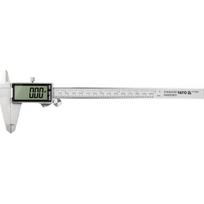 Yato Skaitmeninis kalibras YT-72021, 200mm, ±0.03mm, 2.4" LCD, nerūdijantis plienas 4Cr13, baterija CR2032