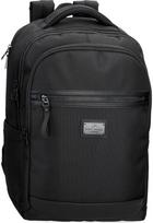 Kuprinė Pepe Jeans BLACKMORE, 44 cm, 3 skyrių, juodos sp.