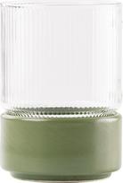 Zafferano Stiklinė su užkandžių dubenėliu T-Set 450 ml, žalia