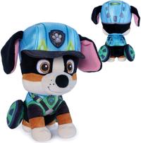 Pliušinis žaislas šuo Spin Master Paw Patrol Rex, mėlyna sp./ruda sp./juoda sp., 15 cm