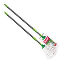 Grindų valymo šepetys York Mega, 150 cm, žalia sp./pilka sp.