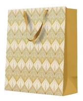 Dovanų maišelis Paw Decor Collection Ornamental Gold Tile, 13 cm x 33.5 cm x 26.5 cm, aukso sp.