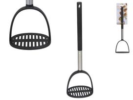 Bulvių grūstuvė Kitchen&GO Togo, 29 cm, juoda sp.