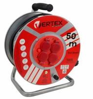 Prekė su pažeista pakuote. Ilgintuvas su rite Vertex, 2,5 mm², 50 m, IP44, 4 lizdų