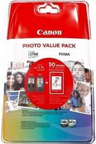 Prekė su pažeista pakuote. Rašalinio spausdintuvo kasetė Canon PG-540L/CL-541XL, juoda sp./įvairių spalvų, 26 ml