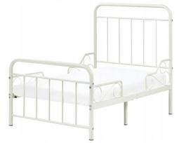 Beliani Ištraukiama metalinė vaikiška lova ANAIS 90 x 200 cm Broken white | 686772  Bel | 4069605057013
