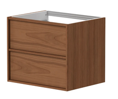 Spintelė po praustuvu Kame HOME, BU/6-3DR/N11-HM, 60 cm, Varinio ąžuolo faneruotė