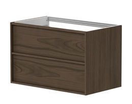 Spintelė po praustuvu Kame HOME, BU/8-3DR/N07-HM, 80 cm, Rudo ąžuolo faneruotė
