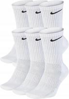 Sportinės kojinės NIKE, baltos, 38–42 dydis, 6 poros