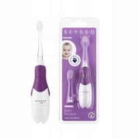 Vaikiškas elektrinis SEYSSO BABY dantų šepetėlis, 0–3 m. vaikams