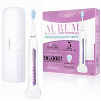 Elektrinis dantų šepetėlis VITAMMY Aurum Rose su dėklu, 5 programos, laikmatis