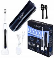 Elektrinis dantų šepetėlis VITAMMY ONYX su dėklu, USB, 96000 aps./min.