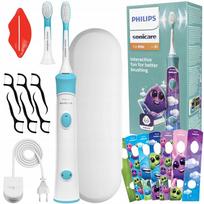 Vaikiškas elektrinis dantų šepetėlis PHILIPS SONICARE su dėklu