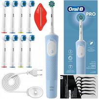 Elektrinis dantų šepetėlis ORAL-B VITALITY PRO D103, mėlynas, rinkinys