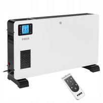 Elektrinis konvektorinis šildytuvas, energiją taupantis, su nuotoliniu valdymu, LED ekranu ir laikmačiu