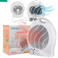Elektrinis šildytuvas FARELKA su termostatu, 2000 W, tylus ventiliatorius