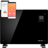 Elektrinis šildytuvas WARMTEC 1500W, juodas, su WiFi, nešiojamas, liečiamas valdymas