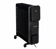 Elektrinis alyvos radiatorius RAVEN EGO003B, 2500 W, 11 sekcijų, su laikmačiu, juodas