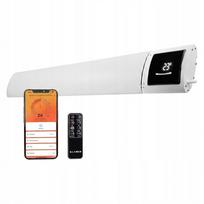Infraraudonųjų spindulių šildytuvas KLAMER 2600 W su WLAN, programėle ir laikmačiu