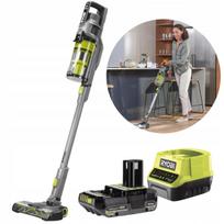 Vertikalus dulkių siurblys RYOBI RSVS18-1C20G, 18V, 2.0 Ah akumuliatorius, 30 AW, įkroviklis