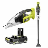 Rankinis dulkių siurblys Ryobi RHV18F-0 su RB1820C baterija