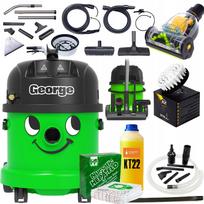 Plaunantis dulkių siurblys Numatic George GVE370 su Detailing PRO rinkiniu