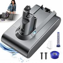 Akumuliatorius DYSON V6, 21.6V, 2000mAh, tinka DC72, DC74, SV03–SV09