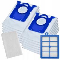 Dulkių siurblio maišeliai Electrolux Philips AEG, 12 vnt. + HEPA filtras FC8031 H13 EFH12